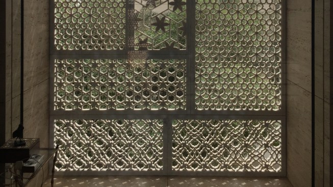 marble mashrabiya jali screen