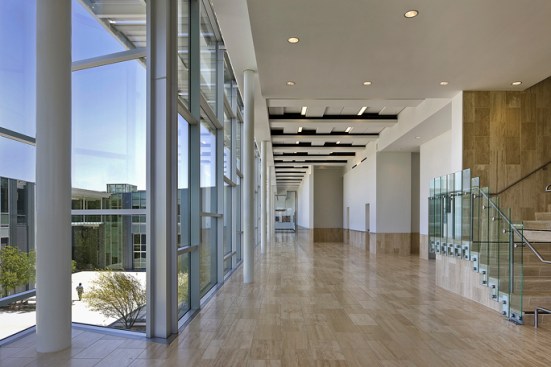 North Lobby interior towards Courtyard