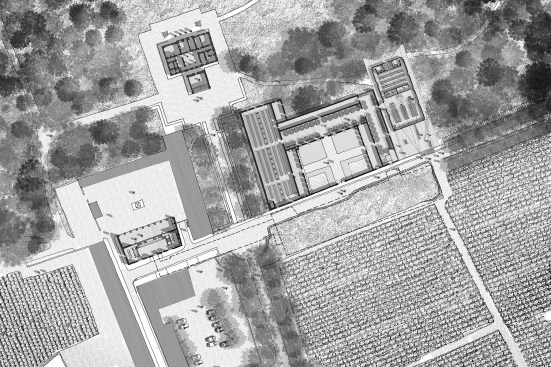 Ch&acirc;teau Margaux site plan.