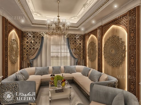 Majlis design in luxury villa
