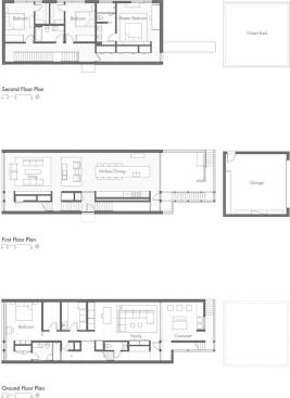 The project's floor plans.