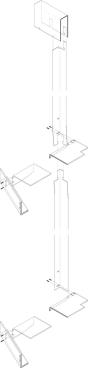 Stair screen assembly diagram