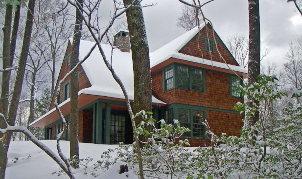 view from North, winter