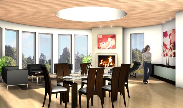 Living Room, multi-gen House