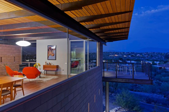 Living Area at Twilight