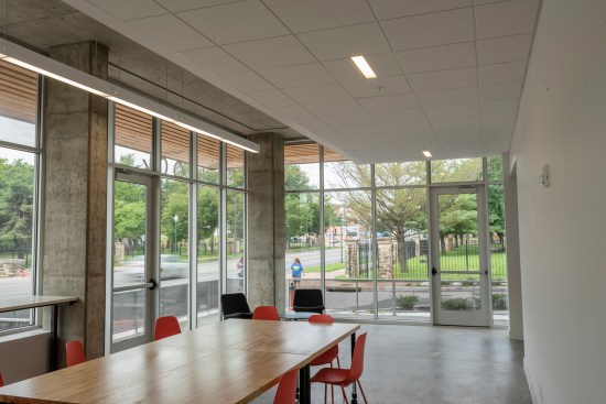 Two Community Rooms are available for the residents and the neighborhood to gather and connect.  Through outreach events and meetings, they invite connectivity between the residents and neighbors.