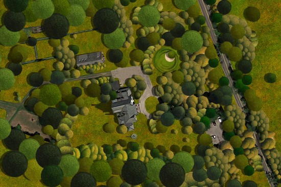 Designed in collaboration with New York practice Make, Think, Design, this whimsical garden concept was named a 2018 finalist for the annual Ragdale Ring Competition, hosted by the Ragdale Foundation in Lake Forest, Ill. The proposal calls for an undulating circular typography that surrounds a theater accented with a faux tree that offers shade, shelter, and an area to install lighting and scenery.