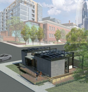 Northwest bird's eye view.