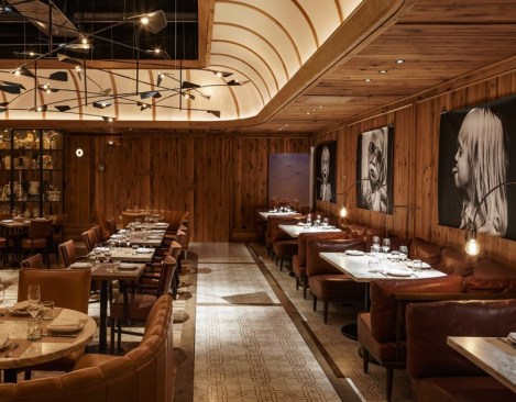 INTERIOR VIEW OF RESTAURANT