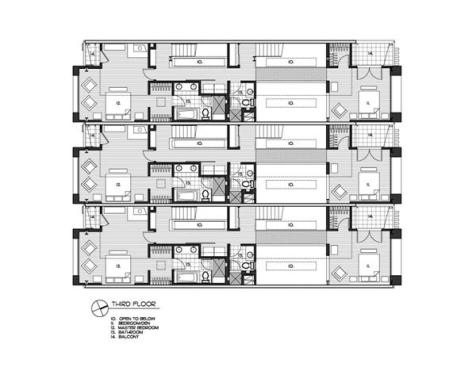 The projects third-floor plans.