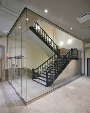 Glass Enclosed Secure Entrance
