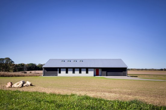 This project was inspired by metal clad utilitarian machine sheds