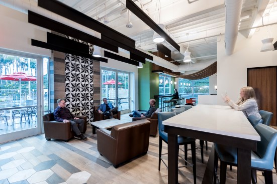 Mission Federal Credit Union Headquarters - Cafe and Break Room