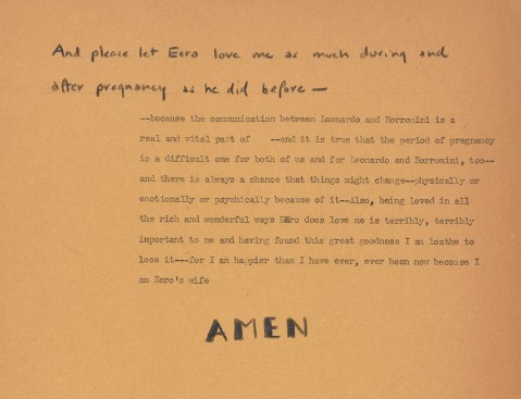 A 1954 birthday card from Aline to Eero