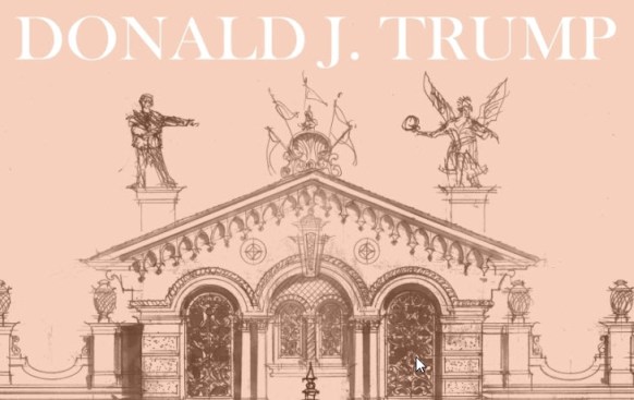 Donald J. Trump Presidential Library Design Proposal in Classical Style DETAIL A