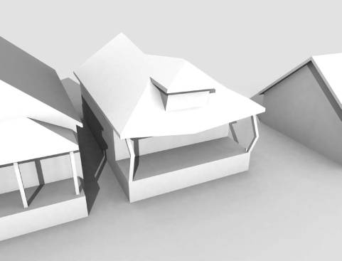 Design concept: Existing derelict house.