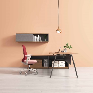 Aveza: A suitable office chair is your warm company in the nine-to-five working life. Designed by the German design studio Formand Brand, and using cutting edge technology, the Aveza series draws inspiration from the wings of a soaring bird. It is a chair that swings with you flexibly while keeping its balance, helping you break out of the sedentary work style and adding more dynamism to your work life.