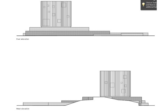 East and West Elevations