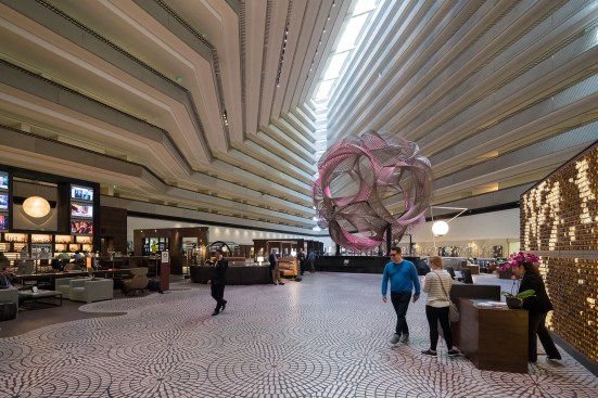 The Hyatt Regency San Francisco atrium