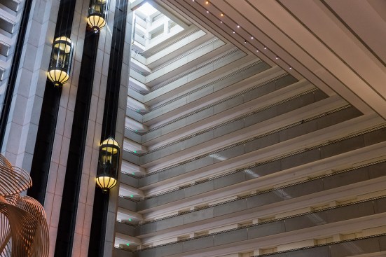 The Hyatt Regency San Francisco atrium