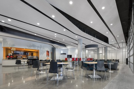 Café-commons on ground floor