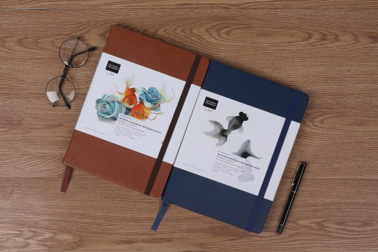 The Perfect Sketchbook Signature Series 2021, Cold Press (left) and Hot Press, Etchr Lab