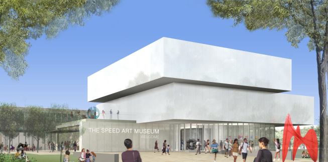 View of exterior from sculpture garden