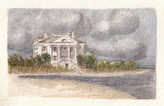 Conceptual watercolor sketch