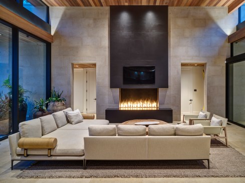 Great room seating area