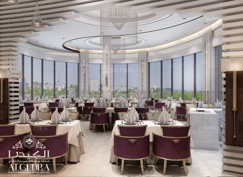 Restaurant interior decorations design