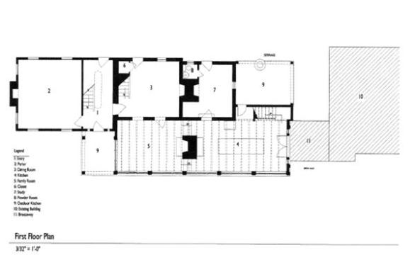 The projects first-floor plan.