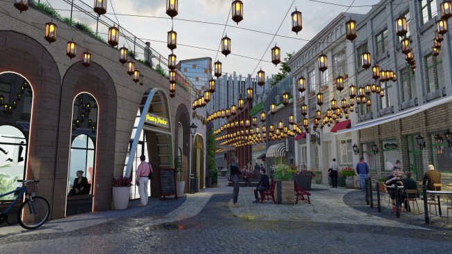 Parkshore Retail Strip Render