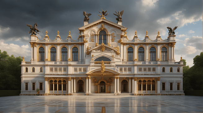 Donald J. Trump Presidential Library Design Proposal in Classical Style, ALTERNATIVE #
N