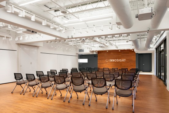 The Design Center provides a flexible environment for multiple uses