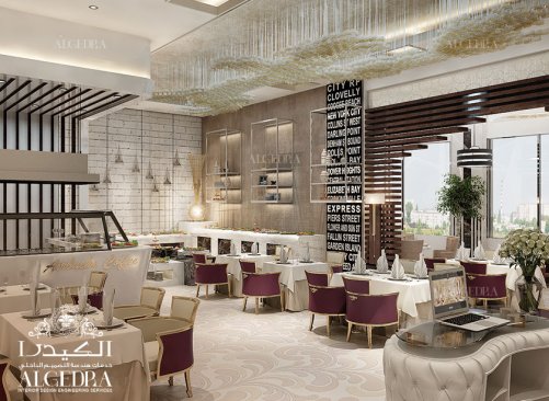 Restaurant interior design details