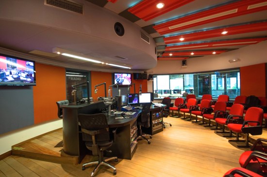 Side view ESPM Broadcast Teaching Center, São Paulo