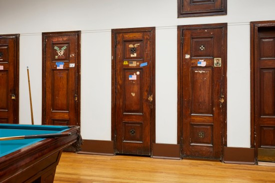 Restored locker room