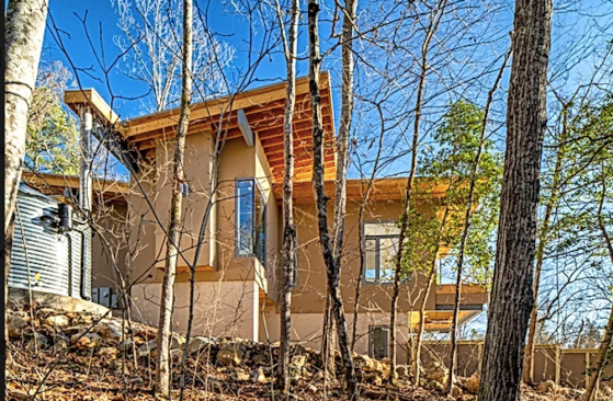 The northern elevation.