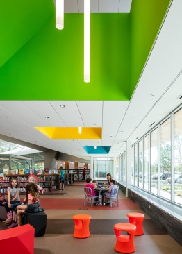 Interior at Children's Collection, Looking East