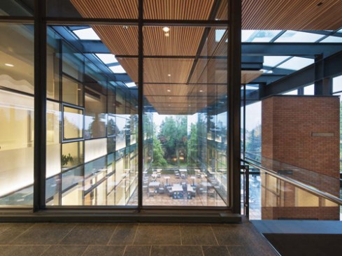 PACCAR Hall (interior), Foster School of Business, University of Washington won a 2013 AIA Honor Award for Interior Architecture.