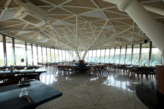 Subtle interior, peripherial  table arrangements