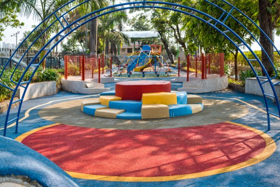 Children's play area in Bandra West, Mumbai