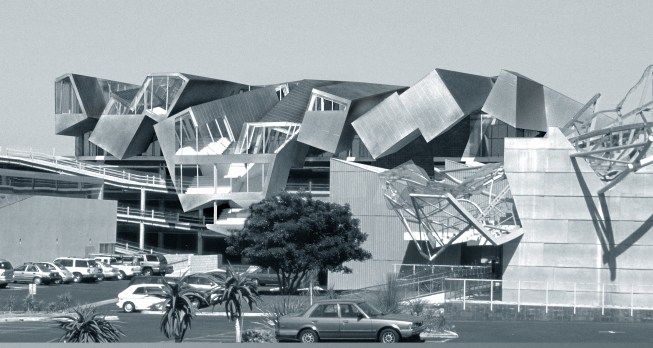 Site Montage, West Elevation