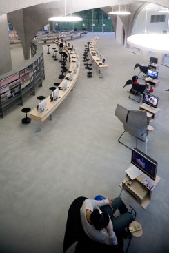 Tama Art University Library, Hachioji-shi, Tokyo, Japan.