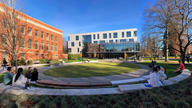 2.   Framed by the newly completed Tykeson Hall, also designed by OFFICE 52, and the historic Chapman Hall, the design creates a welcoming and interactive campus space that combines architecture, art, and landscape.