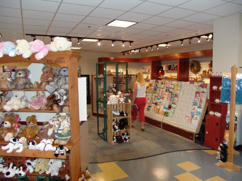 Bluetique gift shop was