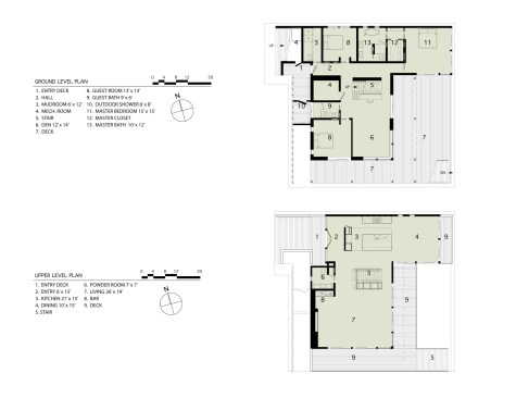 The renovated site plan for both the interior and exterior.