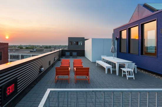 Roof terrace