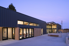 "The classrooms connection to the outdoors provides unique educational spaces for the students and maximizes usable space."