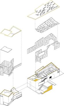 Exploded axonometric